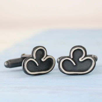 Cloud Cufflinks. Thinking Of You Gift For Friend, 5 of 12