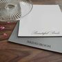 Wedding Anniversary Gift Personalised Leather Placemats, thumbnail 1 of 8