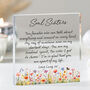 Personalised Gift For Soul Sister With Quote On Block, thumbnail 1 of 2