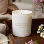 Sagittarius Zodiac Birth Flower Personalised Candle, thumbnail 3 of 12