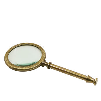 Bronze Magnifying Glass With Premium Leather Case, 2 of 5