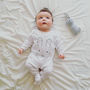 Bunny Face Baby Sleepsuit, thumbnail 1 of 7