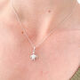 Sterling Silver Turtle Pendant Necklace, thumbnail 1 of 6