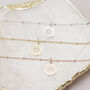 Ancient Sun Choker Necklace In Silver Or Gold Vermeil, thumbnail 2 of 4