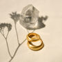 Solid Gold Om Statement Ring, thumbnail 4 of 6