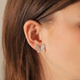 Mother Of Pearl Butterfly Clip On Earrings, thumbnail 1 of 2