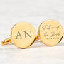 Personalised Father Of The Bride Gift Cufflinks, thumbnail 1 of 7