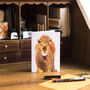 Courageous Lion Greetings Card, thumbnail 1 of 5