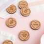 Wooden Love Sweets Table Confetti Decorations, thumbnail 2 of 2