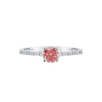 Created Brilliance Margot Pink Lab Grown Diamond Ring, 3 of 6