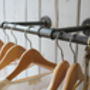 Industrial Steel Pipe Clothes Rail, thumbnail 2 of 4