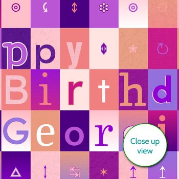 Personalised Birthday Card With Name, 11 of 12