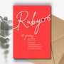 Sparkly Ruby Anniversary Heart Card, thumbnail 1 of 8