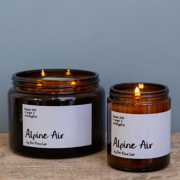 Alpine Air Lemon And Eucalyptus Natural Wax Candle, 6 of 7