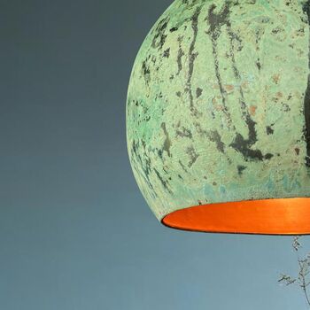 Patina Copper Dome Light, 5 of 8