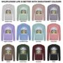 Personalised Wildflower Life Is Better With Your Dog Sweatshirt, thumbnail 3 of 12