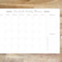 Personalised Whiteboard Monthly Family Organiser, thumbnail 2 of 8