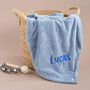 Personalised Dusty Blue Gift Set For Baby Boy, thumbnail 4 of 7