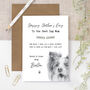 Personalised Border Collie Dog Mum Mother's Day Card, thumbnail 1 of 5