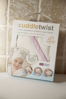 Personalised Cuddletwist Bamboo Childrens Hair Towel, 11 of 12