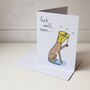 Get Well Soon Dog A6 Greeting Card, thumbnail 2 of 2