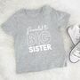 Promoted To Big Sister T Shirt, thumbnail 2 of 6