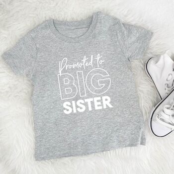 Promoted To Big Sister T Shirt, 2 of 6