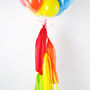 Personalised Rainbow Clear Bubble Balloon, thumbnail 4 of 8