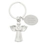 Personalised Silver Plated Guardian Angel Keyring, thumbnail 6 of 7