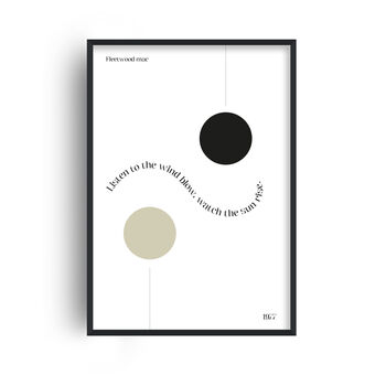 The Chain Music Giclée Art Print, 2 of 6