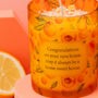 Citrus Blossoms Personalised Candle – Mandarin And Peach Fragrance, thumbnail 4 of 7