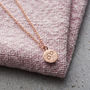 Small Zodiac Disc Necklace, thumbnail 2 of 9