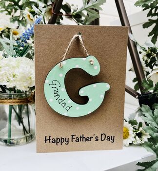 Personalised Father's Day Great Grandad G Keepsake Card, 3 of 4