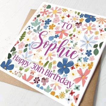 Personalised Birthday Card For Her, 2 of 3