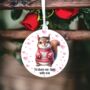 Personalised Squirrel Love Decoration B, thumbnail 1 of 2