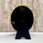 Gold Oval Wreath Nature Inspired Photo Frame Picture Holder Small, thumbnail 5 of 7