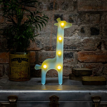 Blue Giraffe LED Night Light, 6 of 6