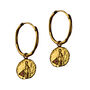 Aethra Gold Earrings, thumbnail 4 of 8