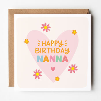 Happy Birthday Card For Grandma/Gran/Granny/Nanna/Nanny/Nan, 3 of 6