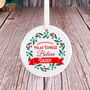 Personalised Christmas Believe On The Polar Express Ornament, thumbnail 1 of 7
