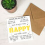 Personalised 'Reasons Why You Make Me Happy' Card, thumbnail 3 of 3