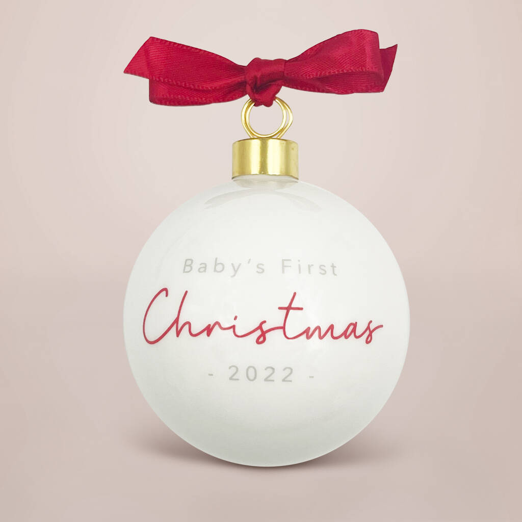 Baby’s First Christmas Tree Bauble By Babyblooms | notonthehighstreet.com