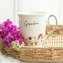 Grandma Wildflower Pedestal Mug | Mother's Day Gift, thumbnail 1 of 2