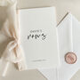 Luxury 'His Vows' Wedding Vows Card, Personalised, thumbnail 3 of 11