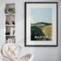 Mam Tor Peak District Landscape Art Print, thumbnail 2 of 4