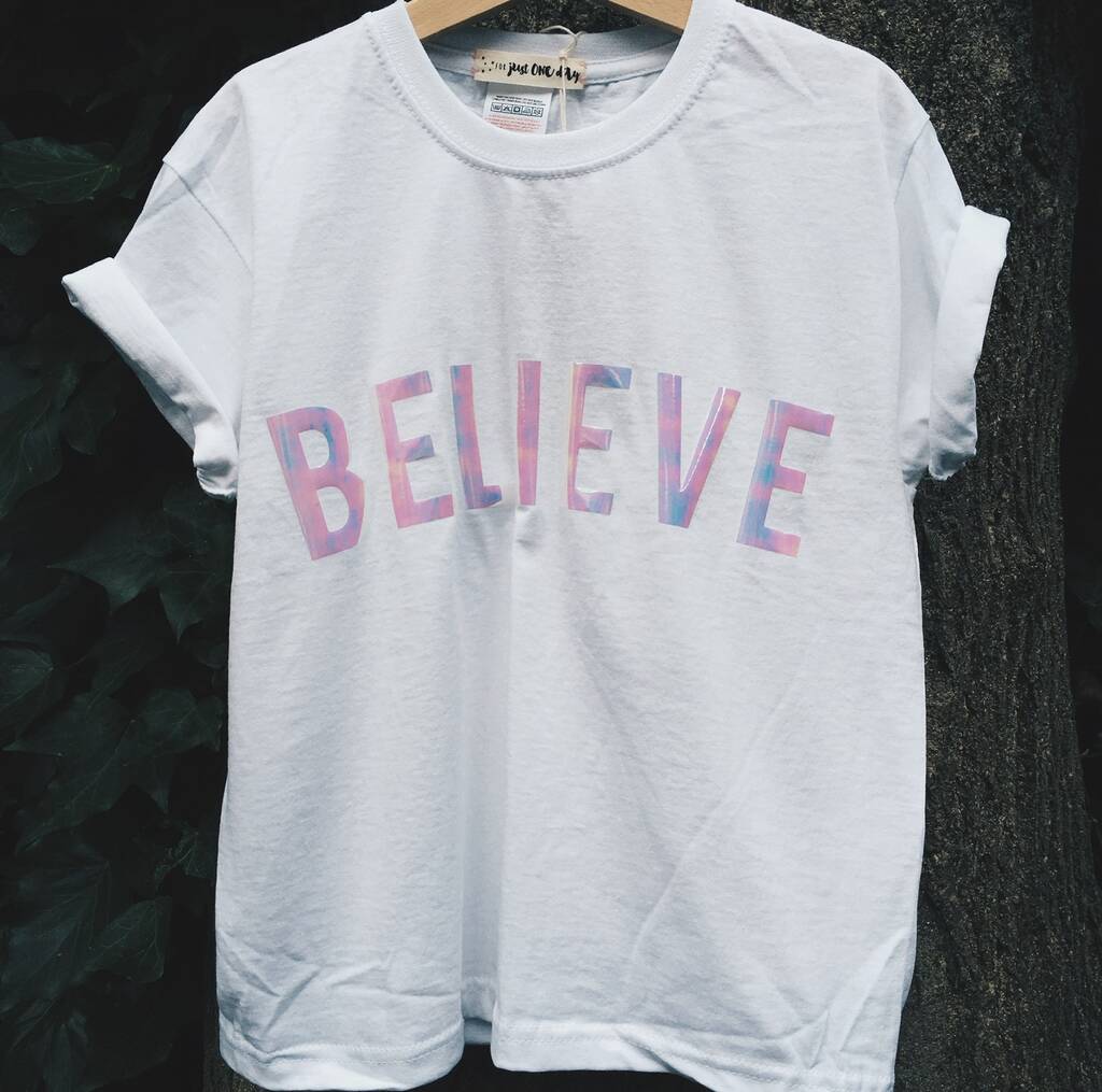 'Believe' T Shirt, 1 of 9