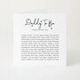 Sentimental Daddy To Be Father’s Day Poem Card From Bump First Father’s Day Pregnancy Card, thumbnail 1 of 6