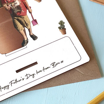Personalised Photo Father's Day Card Gift, 5 of 7