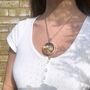 Scorpio Birthstone Necklace Phot Gift Locket, thumbnail 2 of 12