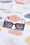 Grey Front Lens Rectangle Y2k Style Sunglasses, thumbnail 1 of 7